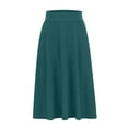 thumbnail image 3 of yillto Women's Midi Skirts High Waist Lounge Loose Summer Ladies Lightweight Flare Skirt S-3XL, 3 of 6