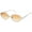 Silver/Gradient Yellow, variant on Retro Oval Sunglasses for Women Men Trendy Sun Glasses Classic Shades UV400 Protection SJ1217