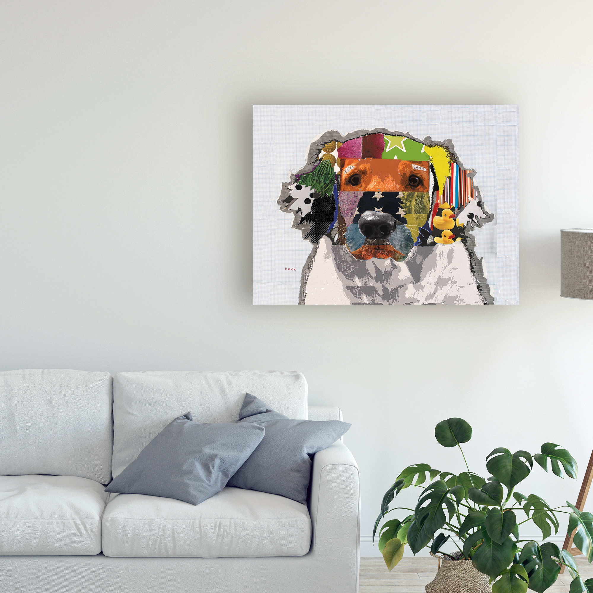 Trademark Fine Art 'Golden Retriever I' Canvas Art by Michel Keck