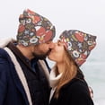 thumbnail image 5 of Disketp Foxes Winter Beanie for Men Women Beanie Knit Hat Cuffed Cap Beanie Knit Chunky Snow Cap, 5 of 6