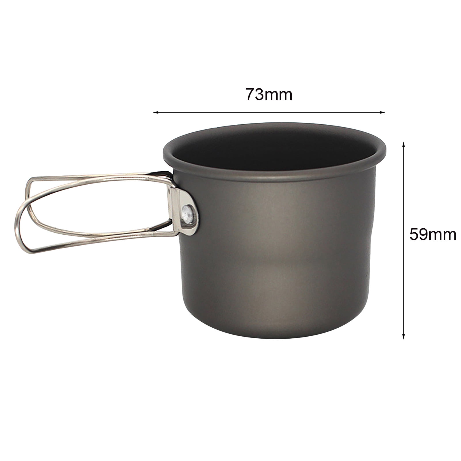 Outdoor Folding Cup Portable Lightweight Aluminum Camping Coffee