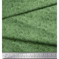 thumbnail image 3 of Soimoi Green Velvet Fabric Lotus Leaves Decor Fabric Printed Yard 60 Inch Wide, 3 of 3