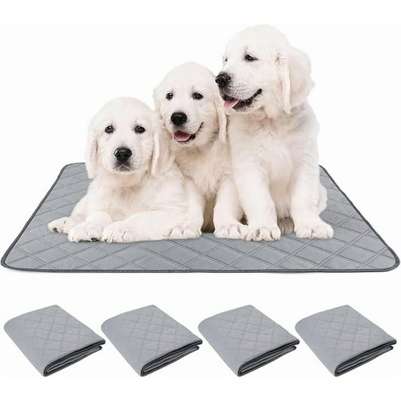Washable Puppy Pads for Dogs - Reusable 18" x 24" Potty Pads with Waterproof Bottom for Training and Incontinence