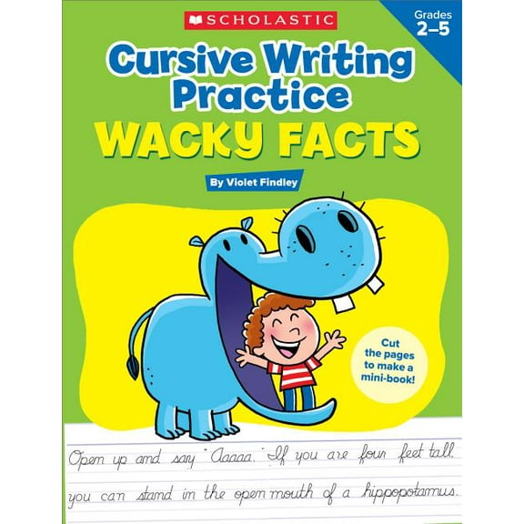 Cursive Writing Practice: Wacky Facts: Grades 2-5, (Paperback)