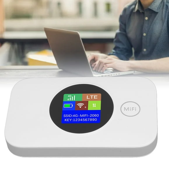 4G Mobile Hotspot, Portable Mobile Hotspot with Micro SIM Card Slot Supports 8-10 Users, High Speed Portable Router for Office Travel Outdoor Business Support 5G SIM Card