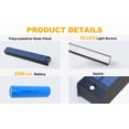 thumbnail image 4 of Outdoor Commercial Sign Real Estate Sign Post Waterproof 12h Lighting Led Solar Signboards Lights 10 Cold White, 4 of 4