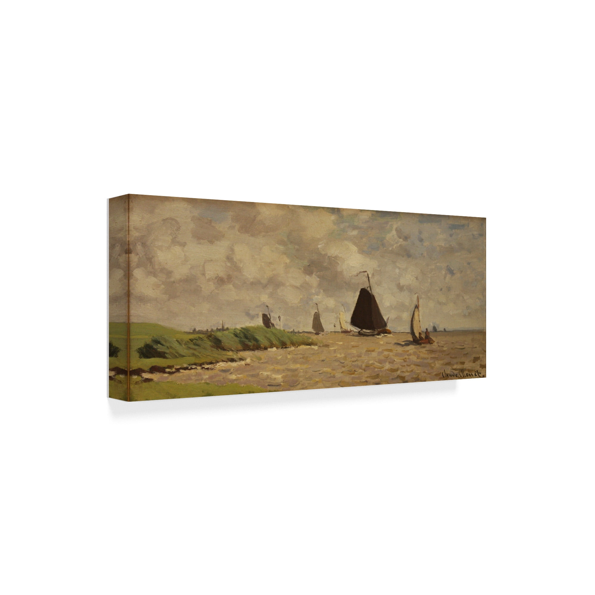 Trademark Fine Art 'View From Voorzan' Canvas Art by Claude Monet