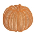 thumbnail image 2 of geerera Fall Pumpkin Lace Doily, Orange Harvest Decorative Placemat with Pumpkin Design, Rustic Table Accent for Vases, Candles & Thanksgiving Home, 11.8", 2 of 6