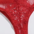 thumbnail image 4 of Intimates Erotic Underwear Lace Temptation Three Point Underwear With Steel Ring, 4 of 8