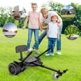 thumbnail image 5 of SISIGAD Hoverboard Go Kart with Bluetooth and Lights, 8.5" Hover Board with Seat, 350W Powerful Motor, 6-10mph Max Speed Electric Scooter, 5 of 7