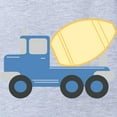 thumbnail image 2 of CafePress - Cute Cement Truck - Cute Infant Baby Football Bodysuit, 2 of 3