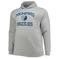 thumbnail image 2 of Men's Heathered Gray Memphis Grizzlies Big & Tall Heart & Soul Pullover Hoodie, 2 of 3