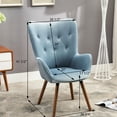thumbnail image 4 of Accent Chair | Comfortable for Foyer or Dining Room | Silky Velvet Tufted Design | Solves Lack of Elegant Seating, 4 of 6