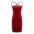 thumbnail image 4 of Kaemgyyd Wedding Guest Dresses for Women Summer Bodycon Mini Dress Backless Spaghetti Strap Party Club Dresses, 4 of 5