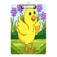 thumbnail image 2 of 12.5x9 Inch Acrylic Clipboard with Metal Clip – Single-Sided Print & Retractable Hook，Yellow Chick, 2 of 8