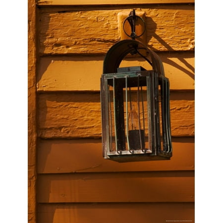 Village Shaker Chest Lamp Details, Shaker Village of Pleasant Hill, Kentucky, USA Print Wall Art By Adam Jones ()