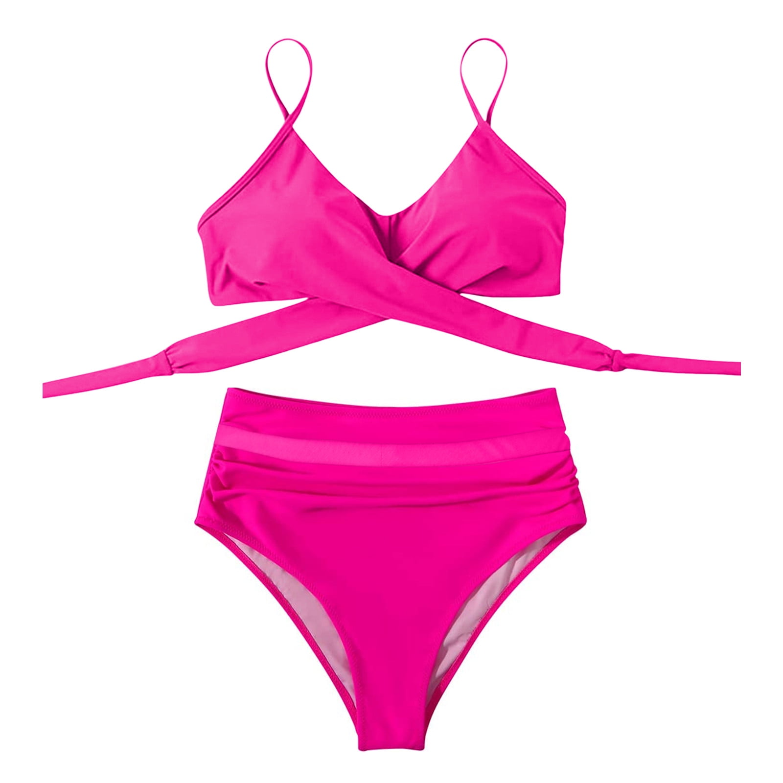 TOWED22 High Waisted Bikini Sets for Women Cutout Bathing