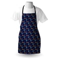 thumbnail image 4 of East Apron, Japanese Pattern of Surreal Mountains or Clouds, Unisex Kitchen Bib with Adjustable Neck for Cooking Gardening, Adult Size, Dark Purple Multicolor, by Ambesonne, 4 of 4