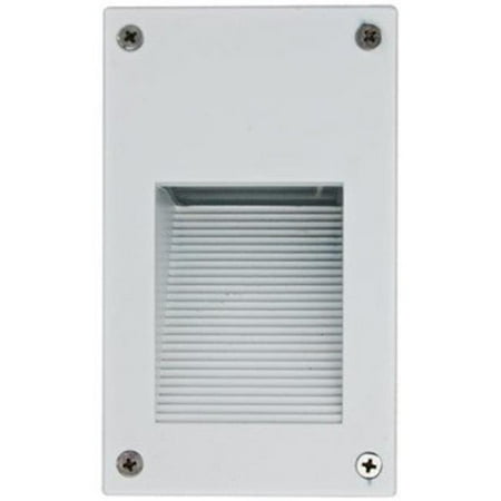

20 watt Recessed Brick Step & Wall Fixture White - 12V