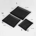 thumbnail image 4 of Transparent Outdoor Zipper Bag Pencil Cases Large Capacity Wash Pouch Organizer Case Mesh Cosmetic Bag Cosmetic Cases Makeup Bags Storage Toiletry Bag BLACK S AS SIDE ZIPPER, 4 of 8