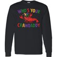 thumbnail image 3 of Inktastic Mardi Gras Who's Your Crawdaddy Long Sleeve T-Shirt, 3 of 5