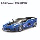 thumbnail image 4 of Bruago 1:18 Ferrari Fxxk Evo Blue Static Car Model Metal Alloy Simulación Modelo de coche Colección Adorno Juguete Modelo de coche masculino Regalo, 4 of 5