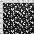 thumbnail image 3 of oneOone Silk Tabby Fabric Triangle Geometric Print Sewing Fabric BTY 42 Inch Wide, 3 of 5