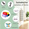 thumbnail image 6 of Wall Mount Plastic Bag Holder – Grocery Bag Organizer & Dispenser w/ Elastic Opening | Pull One Bag at a Time, No More Messy Clutter | Machine Washable Fabric, Reinforced Stitching, 6 of 7