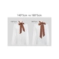 thumbnail image 7 of INSPIRE CHIC Floral Chiffon Scarves Square Skinny Long Neck Scarf Neckerchief Long-Light Pink Blue 180x5cm, 7 of 7