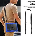 thumbnail image 7 of XYX for Lenovo Tab M11/K11 LTE 2024 Case 11 inch, 3in1 Heavy Duty Shockproof Tablet Cover with Stand, Shoulder Strap, Blue, 7 of 7
