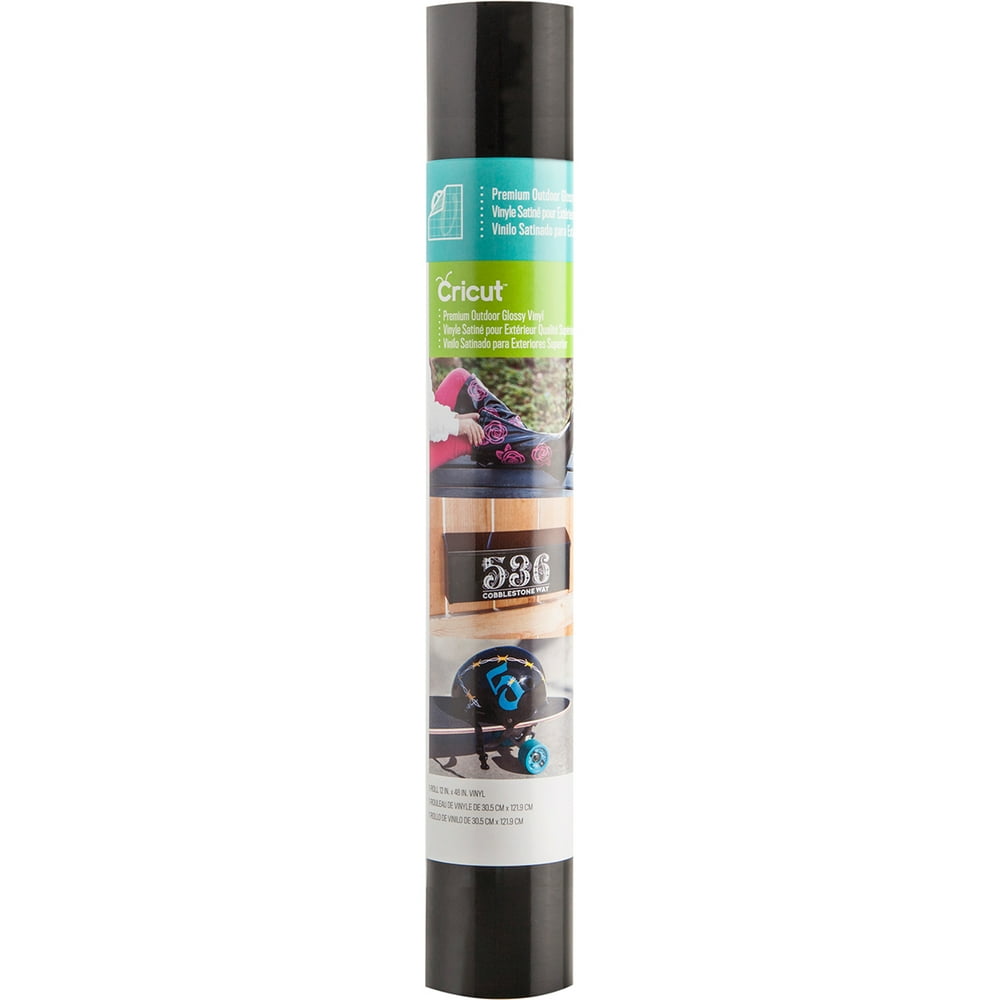 Cricut outdoor vinyl black 12 x48 walmart walmart