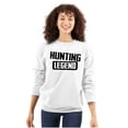 thumbnail image 3 of Hunting Legend Awesome Hunter Unisex Plus Fleece Graphic Sweatshirt Brisco Brands 3X, 3 of 5
