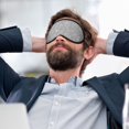 thumbnail image 6 of Salouo GlitterSilver Pattern Eye Masks, 1-Pack Sleep Mask Eye Cover Washable Sleeping Eyeshade Block Sleep Shade Cover Light Reduces Traveling Gifts, 6 of 7
