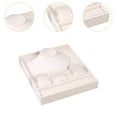 thumbnail image 6 of Milageto Jewelry Organizer Storage Tray Necklace Earrings Rings Bracelet for Home Use Beige White, 6 of 8
