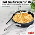thumbnail image 2 of OXO NonStick Ceramic Agility Series Saute Pan with Lid, 2 of 7