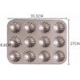 thumbnail image 4 of Cake Mould For Baking Bagel Cake Baking Utensils Nonstick Suitable For Cakes, Cookies, Bagels, 4 of 4