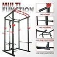 thumbnail image 3 of HighSound Power Cage Squat Rack Stands Gym Equipment 1000-Pound Capacity Exercise Olympic, 3 of 6