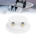 thumbnail image 1 of 6- 32V Electric Agitation Fishing Junction Box, Water Boat Junction Box for RVs Yachts Ships, White ABS Metal Cable Terminal Connector with Electric Reel Power Supply Base,, 1 of 7