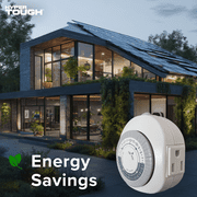 Hyper Tough Indoor Grounded Analog Timer with 3-Prong Outlet