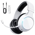 thumbnail image 3 of 2.4GHz Wireless Gaming Headset for PC, PS5, PS4, Switch, Mac, USB Over Ear Gaming Headphones with ENC Noise Canceling Microphone, Bluetooth 5.3, 60H Battery, 3.5mm Wired for Controller, 3 of 8