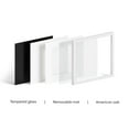 thumbnail image 2 of Oak Wood and Glass Single Picture Frame 16x16, 2 of 7