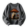 thumbnail image 3 of Gyexs Halloween Sweatshirts for Girls Fall Winter Clothes, Funny Cool Printed, Halloween Sweater Top, 3 of 4