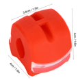 thumbnail image 4 of Face Muscle Masseter Trainer Fitness Silicone Jaw Exercise Ball with Box Lanyard LRed, 4 of 4