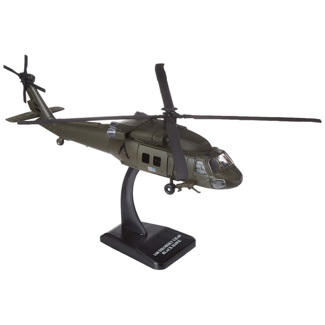 Helicóptero fundido a presión New-Ray Sky Pilot UH-60 Black Hawk 1:60