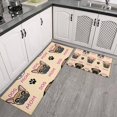 thumbnail image 2 of Dog Mom Kitchen Rugs Sets Of 2,Anti Fatigue Kitchen Mat Rugs Non Slip Washable,Decorative Kitchen Floor Mats for Kitchen,Sink,Laundry,17"x30"+17"x47", 2 of 7