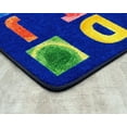 thumbnail image 2 of Joy CarpetsWatercolor Alphabet 5'4" x 7'8" area rug in color Rainbow-Color:Rainbow,Material:Nylon, 2 of 4