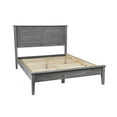 thumbnail image 3 of Grain Wood Furniture Greenport Solid Wood Platform Bed, Full Size in a Brushed Grey Finish, 3 of 8