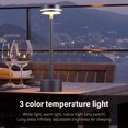 thumbnail image 3 of Lámpara de Mesa Inalámbrica Recargable Lámpara de Escritorio LED con Atenuación de 3 Colores con Control Táctil Lámpara de Escritorio LED Portátil para el Hogar ANGGREK Otros, 3 of 8