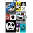 thumbnail image 3 of Disney Tim Burton's The Nightmare Before Christmas - Jack Grid Wall Poster, 14.725" x 22.375", 3 of 3