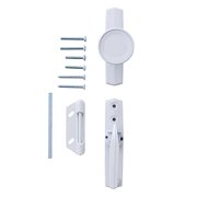 HAMPTON PRODUCTS-WRIGHT Universal White Tulip Knob Latch V670WH